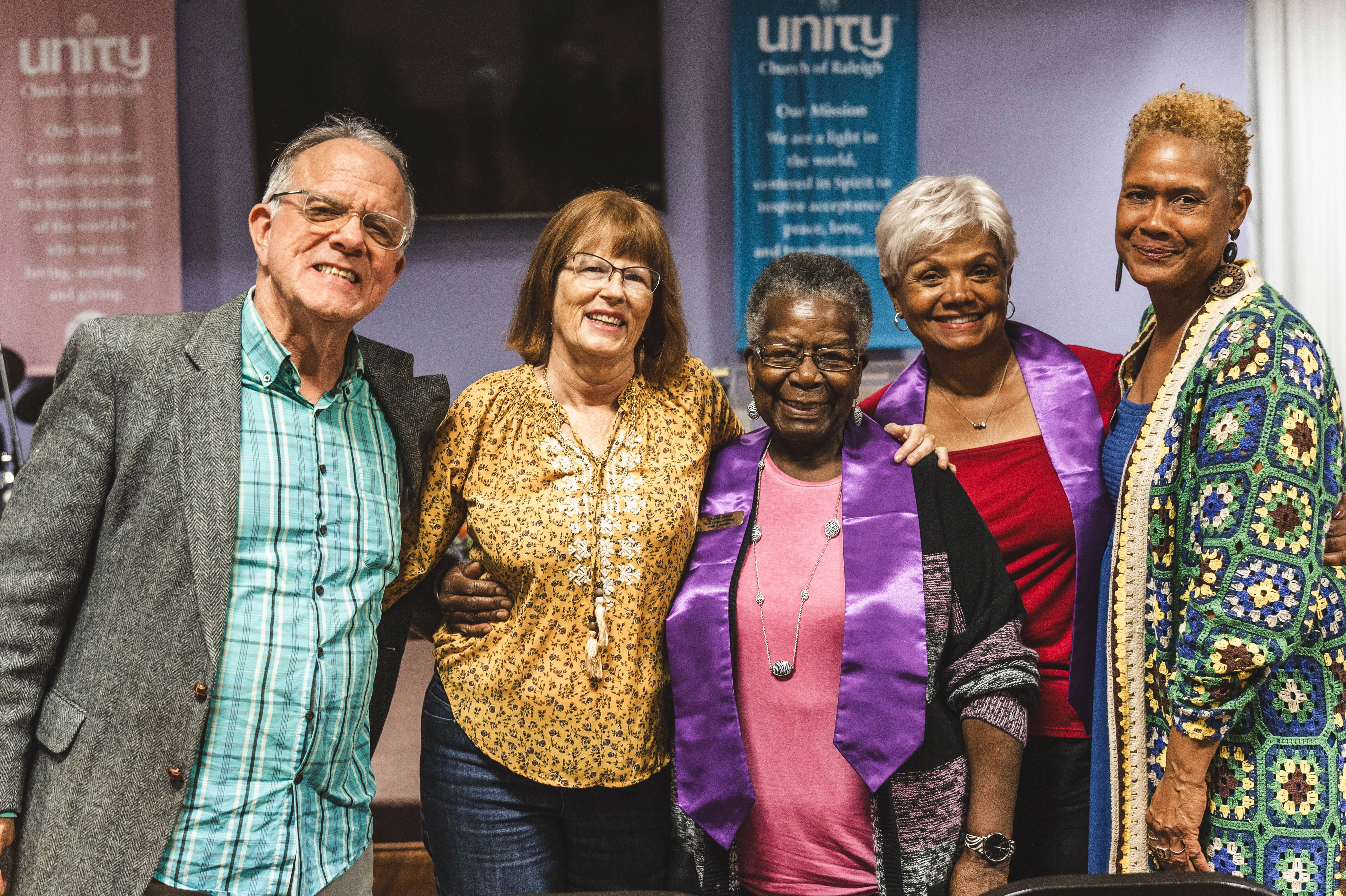 Unity Church of Raleigh community members